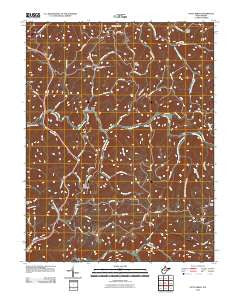 Little Birch West Virginia Historical topographic map, 1:24000 scale, 7.5 X 7.5 Minute, Year 2010