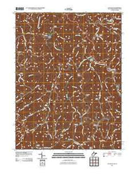 Littleton West Virginia Historical topographic map, 1:24000 scale, 7.5 X 7.5 Minute, Year 2011