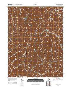 Littleton West Virginia Historical topographic map, 1:24000 scale, 7.5 X 7.5 Minute, Year 2011