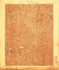 Littleton West Virginia Historical topographic map, 1:62500 scale, 15 X 15 Minute, Year 1905