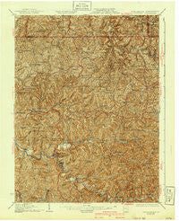 Littleton West Virginia Historical topographic map, 1:62500 scale, 15 X 15 Minute, Year 1926