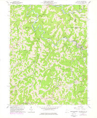 Littleton West Virginia Historical topographic map, 1:24000 scale, 7.5 X 7.5 Minute, Year 1960