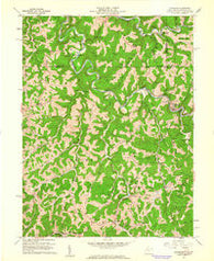 Littleton West Virginia Historical topographic map, 1:24000 scale, 7.5 X 7.5 Minute, Year 1960