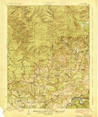 Lobelia West Virginia Historical topographic map, 1:62500 scale, 15 X 15 Minute, Year 1925