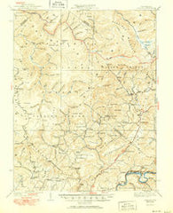 Lobelia West Virginia Historical topographic map, 1:62500 scale, 15 X 15 Minute, Year 1939