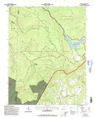 Lobelia West Virginia Historical topographic map, 1:24000 scale, 7.5 X 7.5 Minute, Year 1995