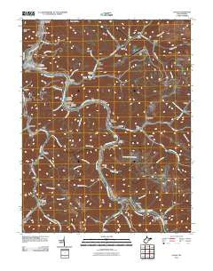 Logan West Virginia Historical topographic map, 1:24000 scale, 7.5 X 7.5 Minute, Year 2011