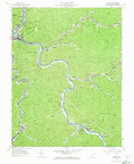 Logan West Virginia Historical topographic map, 1:24000 scale, 7.5 X 7.5 Minute, Year 1963
