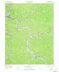 Logan West Virginia Historical topographic map, 1:24000 scale, 7.5 X 7.5 Minute, Year 1963