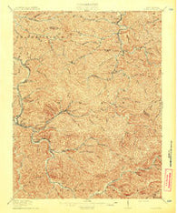 Logan West Virginia Historical topographic map, 1:62500 scale, 15 X 15 Minute, Year 1913