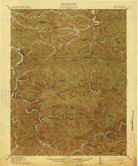Logan West Virginia Historical topographic map, 1:62500 scale, 15 X 15 Minute, Year 1913