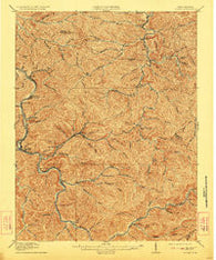 Logan West Virginia Historical topographic map, 1:62500 scale, 15 X 15 Minute, Year 1913