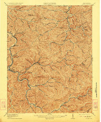 Logan West Virginia Historical topographic map, 1:62500 scale, 15 X 15 Minute, Year 1913