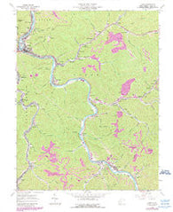 Logan West Virginia Historical topographic map, 1:24000 scale, 7.5 X 7.5 Minute, Year 1963