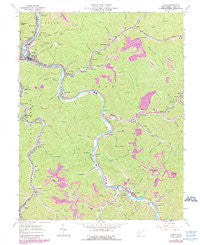 Logan West Virginia Historical topographic map, 1:24000 scale, 7.5 X 7.5 Minute, Year 1963