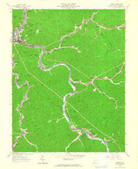 Logan West Virginia Historical topographic map, 1:24000 scale, 7.5 X 7.5 Minute, Year 1963