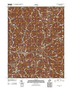 Looneyville West Virginia Historical topographic map, 1:24000 scale, 7.5 X 7.5 Minute, Year 2011