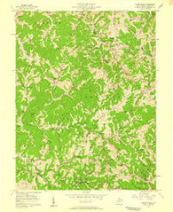 Looneyville West Virginia Historical topographic map, 1:24000 scale, 7.5 X 7.5 Minute, Year 1957