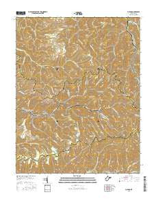 Lorado West Virginia Current topographic map, 1:24000 scale, 7.5 X 7.5 Minute, Year 2016