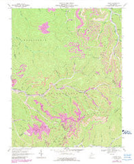 Lorado West Virginia Historical topographic map, 1:24000 scale, 7.5 X 7.5 Minute, Year 1968