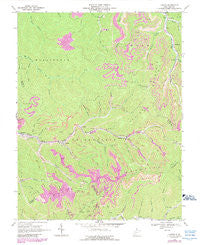 Lorado West Virginia Historical topographic map, 1:24000 scale, 7.5 X 7.5 Minute, Year 1968