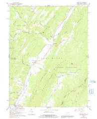 Lost City West Virginia Historical topographic map, 1:24000 scale, 7.5 X 7.5 Minute, Year 1966