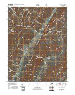 Lost City West Virginia Historical topographic map, 1:24000 scale, 7.5 X 7.5 Minute, Year 2011