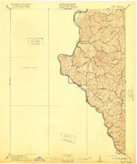 Louisa Kentucky Historical topographic map, 1:62500 scale, 15 X 15 Minute, Year 1913