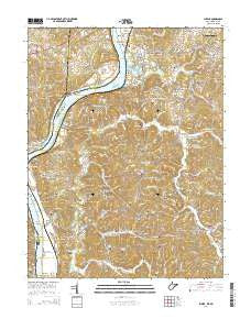 Lubeck West Virginia Historical topographic map, 1:24000 scale, 7.5 X 7.5 Minute, Year 2014