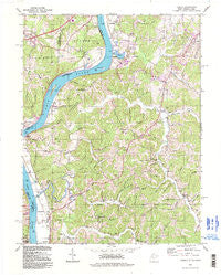 Lubeck West Virginia Historical topographic map, 1:24000 scale, 7.5 X 7.5 Minute, Year 1994