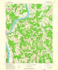 Lubeck West Virginia Historical topographic map, 1:24000 scale, 7.5 X 7.5 Minute, Year 1961