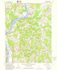 Lubeck West Virginia Historical topographic map, 1:24000 scale, 7.5 X 7.5 Minute, Year 1961