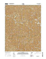 MacFarlan West Virginia Current topographic map, 1:24000 scale, 7.5 X 7.5 Minute, Year 2016