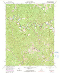 Macfarlan West Virginia Historical topographic map, 1:24000 scale, 7.5 X 7.5 Minute, Year 1964