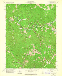 Macfarlan West Virginia Historical topographic map, 1:24000 scale, 7.5 X 7.5 Minute, Year 1964