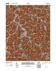 Madison West Virginia Historical topographic map, 1:24000 scale, 7.5 X 7.5 Minute, Year 2011
