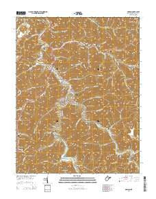 Madison West Virginia Historical topographic map, 1:24000 scale, 7.5 X 7.5 Minute, Year 2014