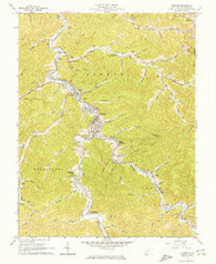 Madison West Virginia Historical topographic map, 1:24000 scale, 7.5 X 7.5 Minute, Year 1962