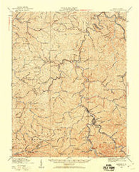 Madison West Virginia Historical topographic map, 1:62500 scale, 15 X 15 Minute, Year 1929