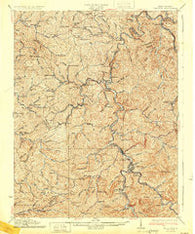 Madison West Virginia Historical topographic map, 1:62500 scale, 15 X 15 Minute, Year 1931