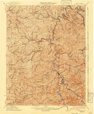 Madison West Virginia Historical topographic map, 1:62500 scale, 15 X 15 Minute, Year 1931
