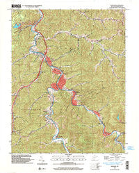 Madison West Virginia Historical topographic map, 1:24000 scale, 7.5 X 7.5 Minute, Year 1996