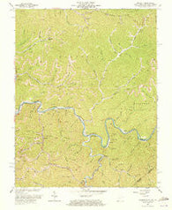 Majestic Kentucky Historical topographic map, 1:24000 scale, 7.5 X 7.5 Minute, Year 1964