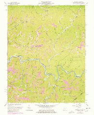 Majestic Kentucky Historical topographic map, 1:24000 scale, 7.5 X 7.5 Minute, Year 1964