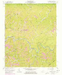 Majestic Kentucky Historical topographic map, 1:24000 scale, 7.5 X 7.5 Minute, Year 1964