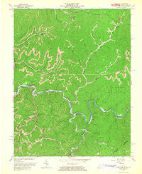 Majestic Kentucky Historical topographic map, 1:24000 scale, 7.5 X 7.5 Minute, Year 1964