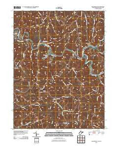 Majorsville West Virginia Historical topographic map, 1:24000 scale, 7.5 X 7.5 Minute, Year 2011