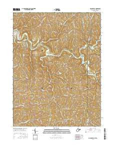 Majorsville West Virginia Current topographic map, 1:24000 scale, 7.5 X 7.5 Minute, Year 2016