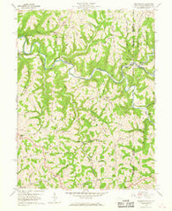 Majorsville West Virginia Historical topographic map, 1:24000 scale, 7.5 X 7.5 Minute, Year 1959