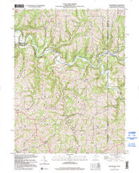 Majorsville West Virginia Historical topographic map, 1:24000 scale, 7.5 X 7.5 Minute, Year 1997